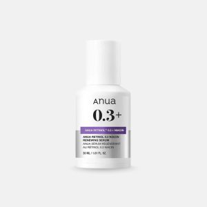 آنوا نانو رتینول ۰.۳% + نیاسین سرم تجدیدکننده ۳۰ میل | سرم ضدپیری و روشن‌کننده با رتینول و نیاسینامید